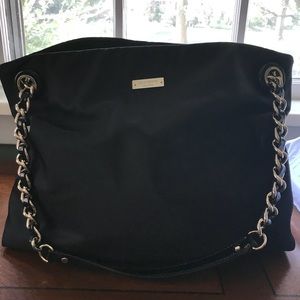 Kate spade Black Nylon Darya Chain Strap Handbag